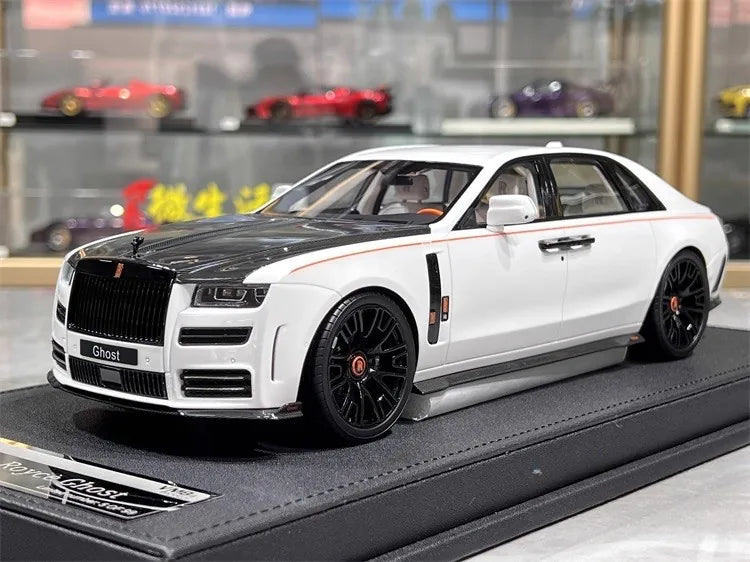 [VMB] 1:18 Rolls-Royce 2022 Ghost Mansory White Model Car Resin