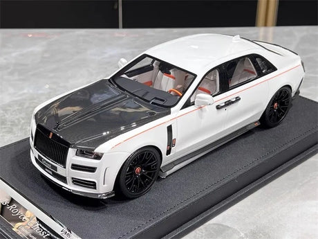 [VMB] 1:18 Rolls-Royce 2022 Ghost Mansory White Model Car Resin