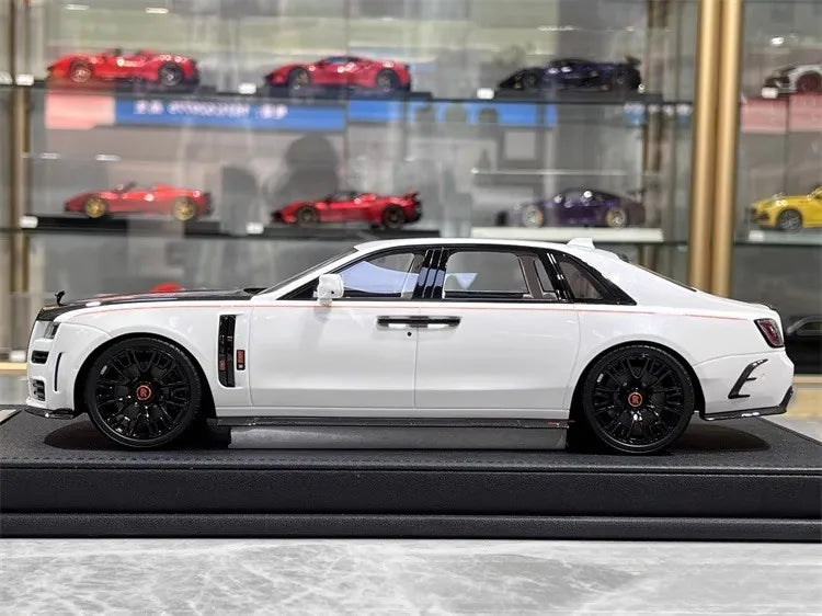 [VMB] 1:18 Rolls-Royce 2022 Ghost Mansory White Model Car Resin