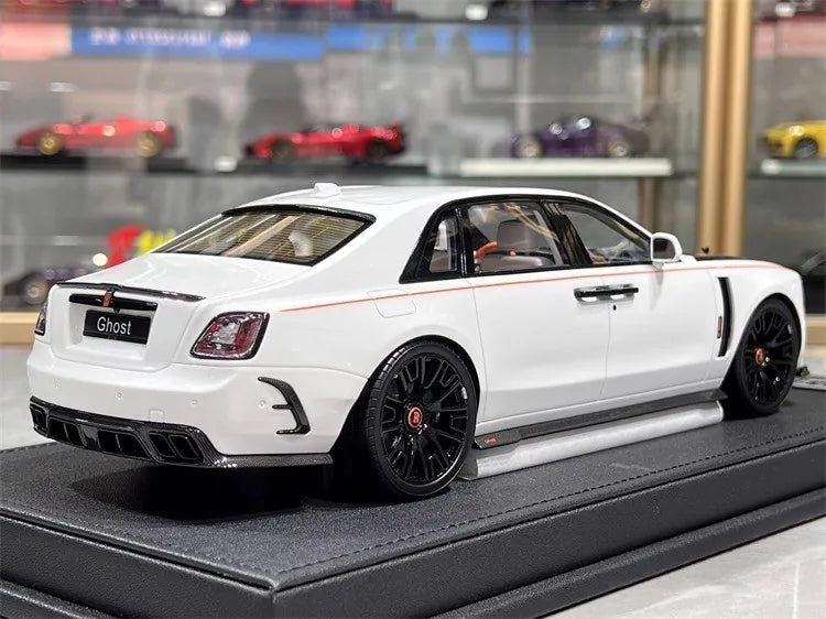 [VMB] 1:18 Rolls-Royce 2022 Ghost Mansory White Model Car Resin