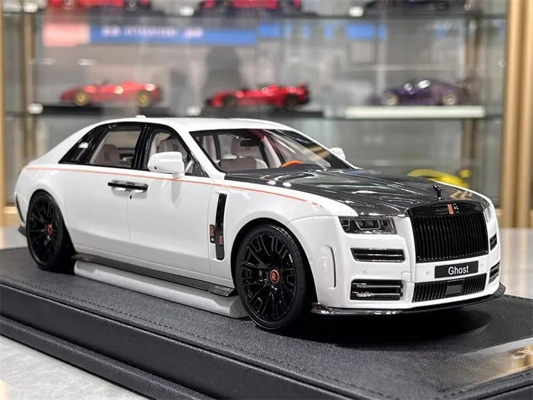 [VMB] 1:18 Rolls-Royce 2022 Ghost Mansory White Model Car Resin