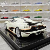 [VMB] 1:18 Koenigsegg 2006 CCX Night Glow Edition White Model Car Resin