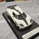 [VMB] 1:18 Koenigsegg 2006 CCX Night Glow Edition White Model Car Resin