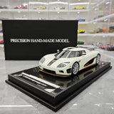 [VMB] 1:18 Koenigsegg 2006 CCX Night Glow Edition White Model Car Resin