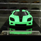 [VMB] 1:18 Koenigsegg 2006 CCX Night Glow Edition White Model Car Resin