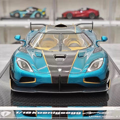 [VMB] 1:18 Koenigsegg 2015 Agera RS Blue Model Car Resin