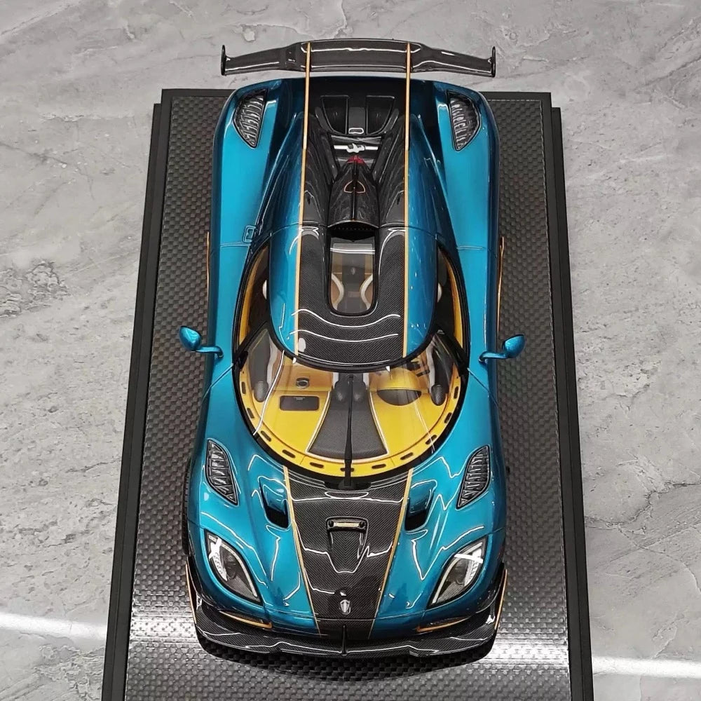 [VMB] 1:18 Koenigsegg 2015 Agera RS Blue Model Car Resin