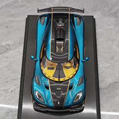 [VMB] 1:18 Koenigsegg 2015 Agera RS Blue Model Car Resin