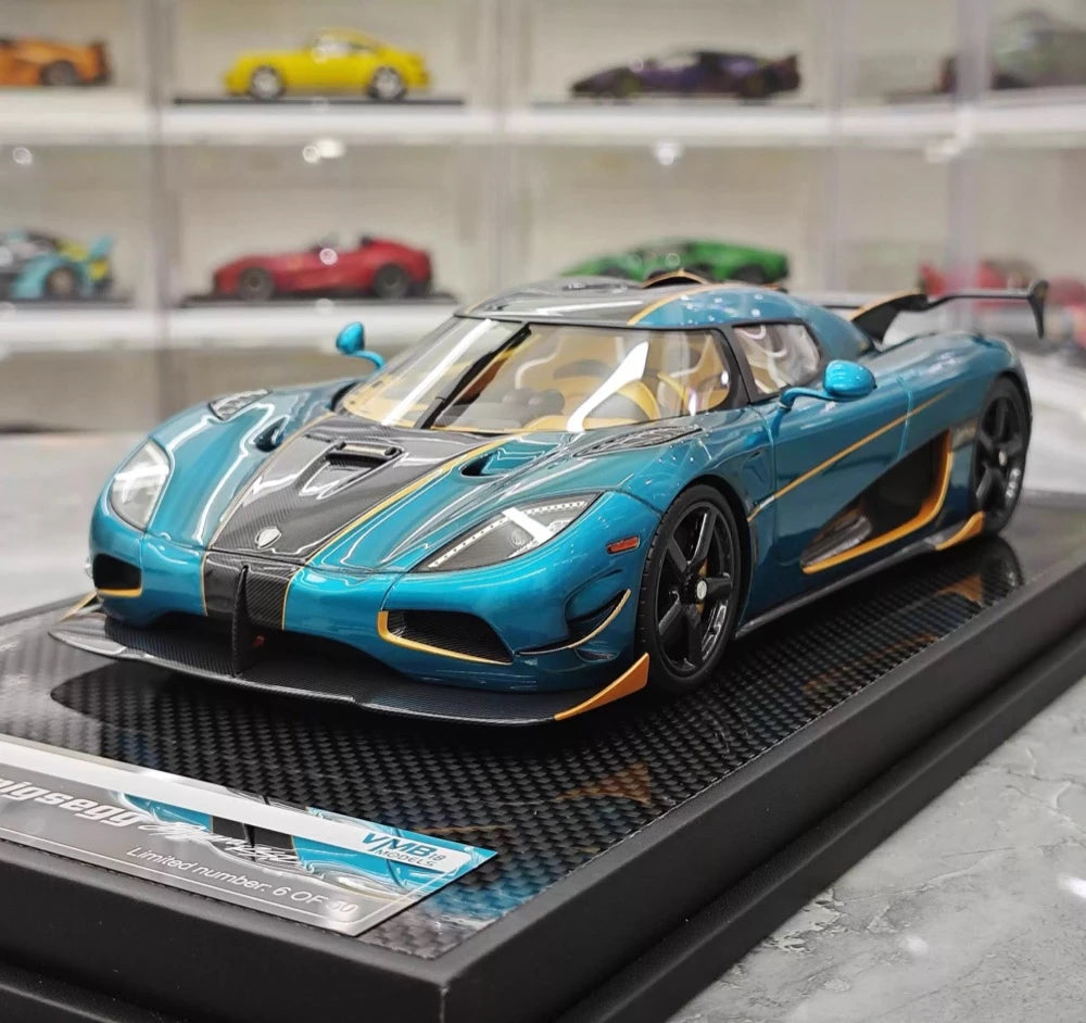 [VMB] 1:18 Koenigsegg 2015 Agera RS Blue Model Car Resin