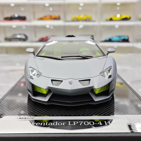 [VMB] 1:18 Lamborghini 2012 Aventador LP700-4 Hamann Gray Model Car Resin