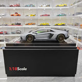[VMB] 1:18 Lamborghini 2012 Aventador LP700-4 Hamann grigio modellino di auto resina