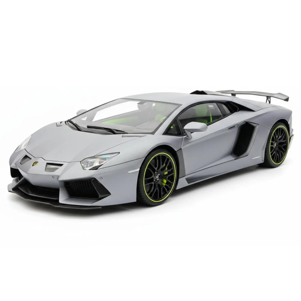 [VMB] 1:18 Lamborghini 2012 Aventador LP700-4 Hamann grigio modellino di auto resina