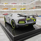 [VMB] 1:18 Lamborghini 2012 Aventador LP700-4 Hamann grigio modellino di auto resina
