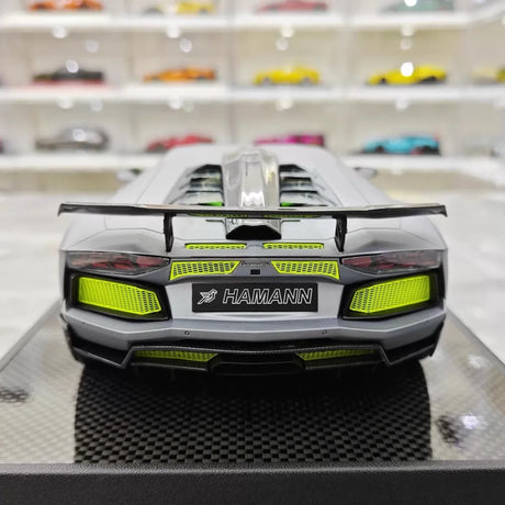 [VMB] 1:18 Lamborghini 2012 Aventador LP700-4 Hamann Gray Model Car Resin