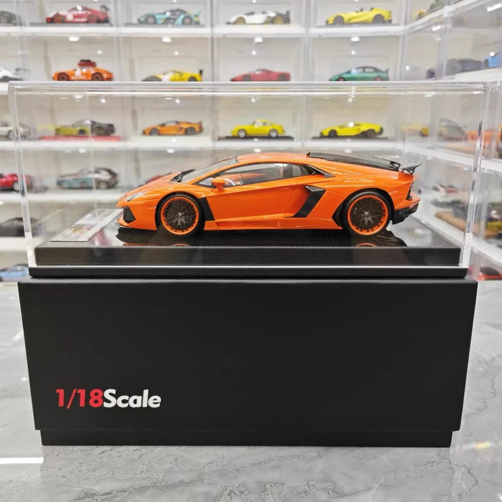 [VMB] 1:18 Lamborghini 2012 Aventador LP700-4 Hamann Orange Model Car Resin