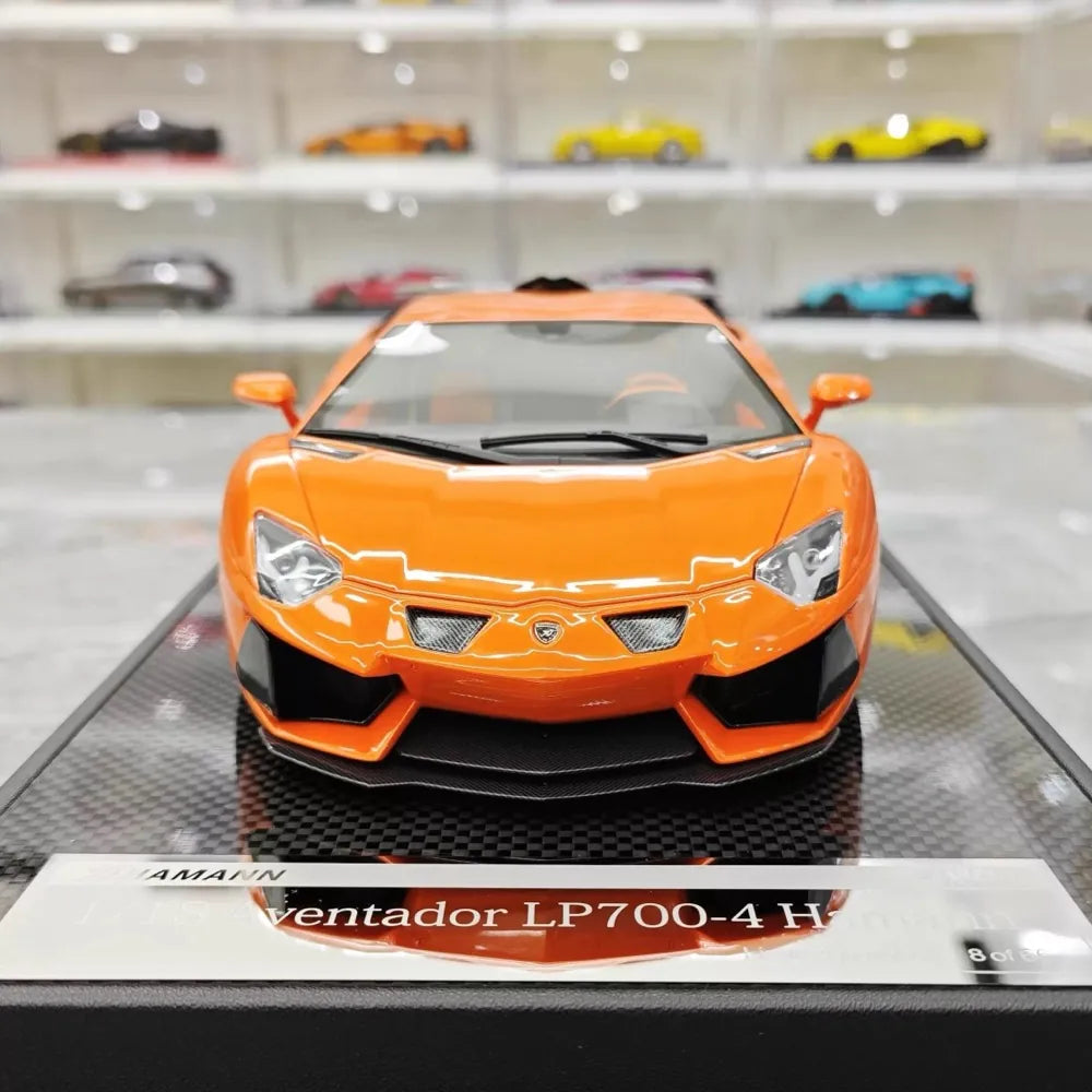 [VMB] 1:18 Lamborghini 2012 Aventador LP700-4 Hamann Orange Model Car Resin