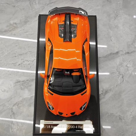[VMB] 1:18 Lamborghini 2012 Aventador LP700-4 Hamann Orange Model Car Resin