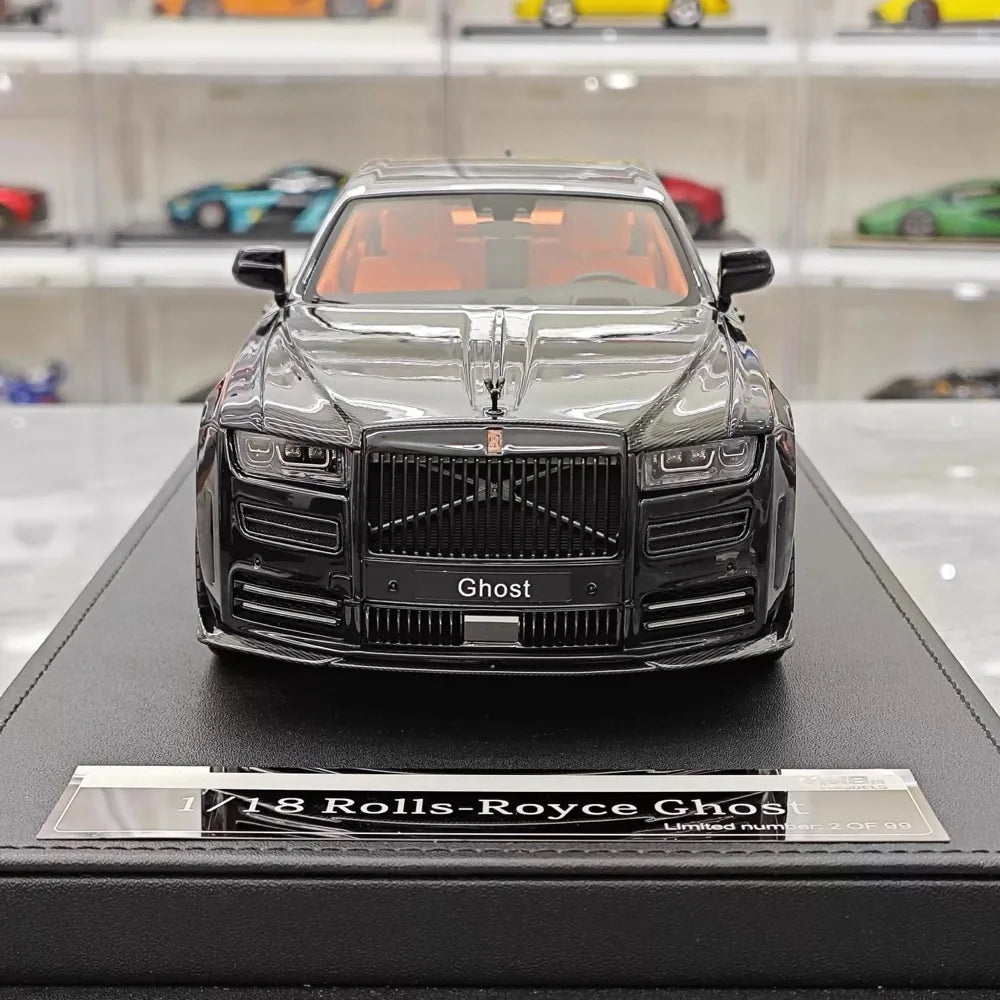 [VMB] 1:18 Rolls-Royce 2021 Ghost Black Model Car Resin