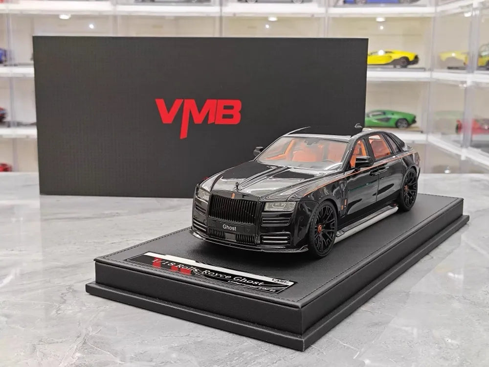 [VMB] 1:18 Rolls-Royce 2021 Ghost Black Model Car Resin