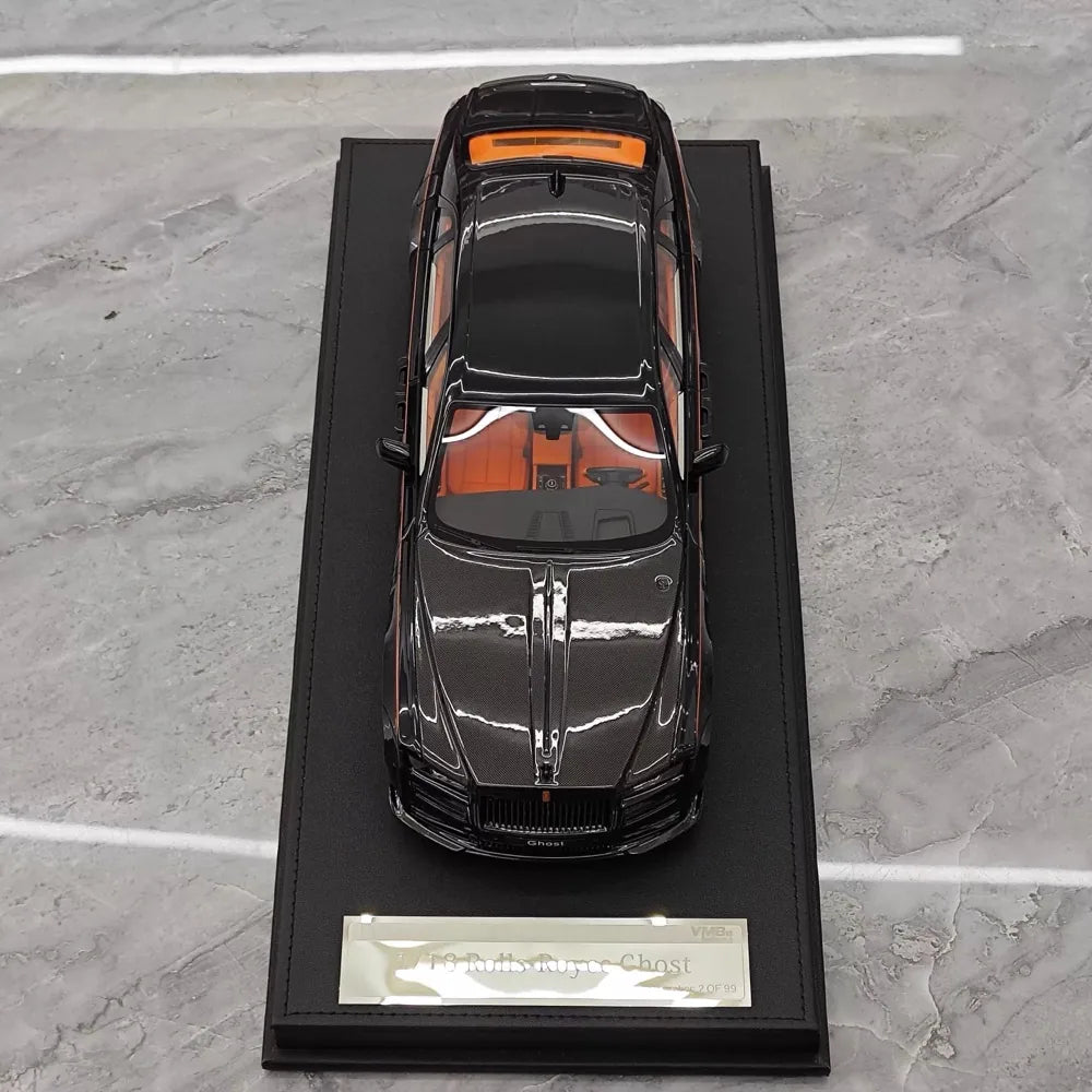 [VMB] 1:18 Rolls-Royce 2021 Ghost Black Model Car Resin