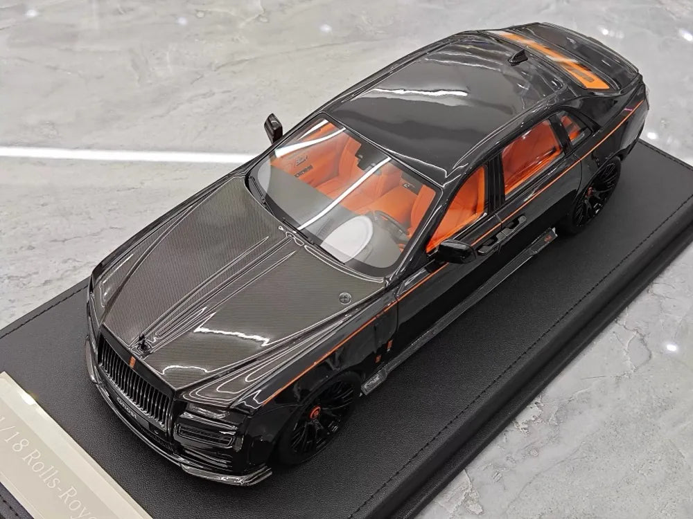 [VMB] 1:18 Rolls-Royce 2021 Ghost Black Model Car Resin