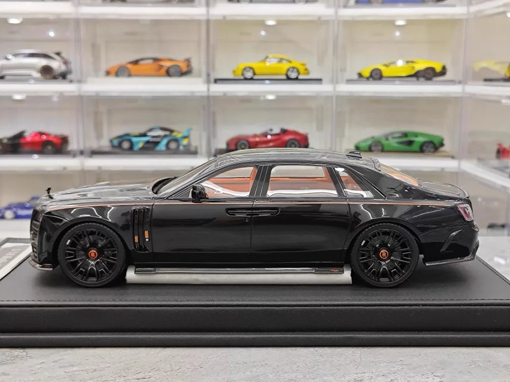 [VMB] 1:18 Rolls-Royce 2021 Ghost svart modellbil resin