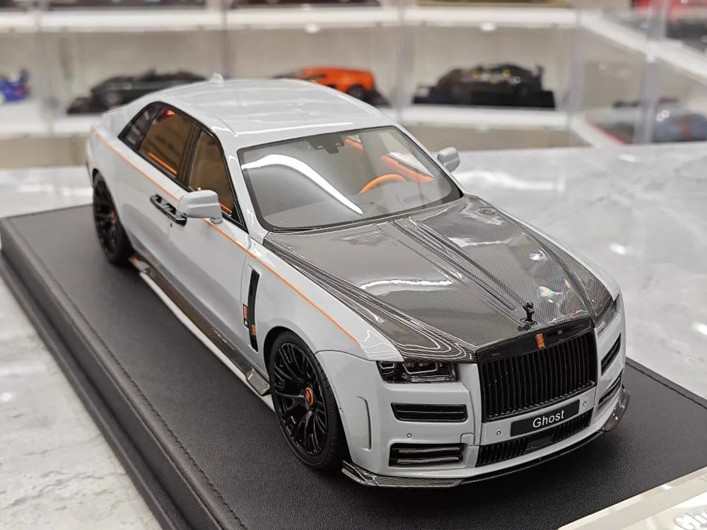 [VMB] 1:18 Rolls-Royce 2021 Ghost Gray & Black Model Car Resin