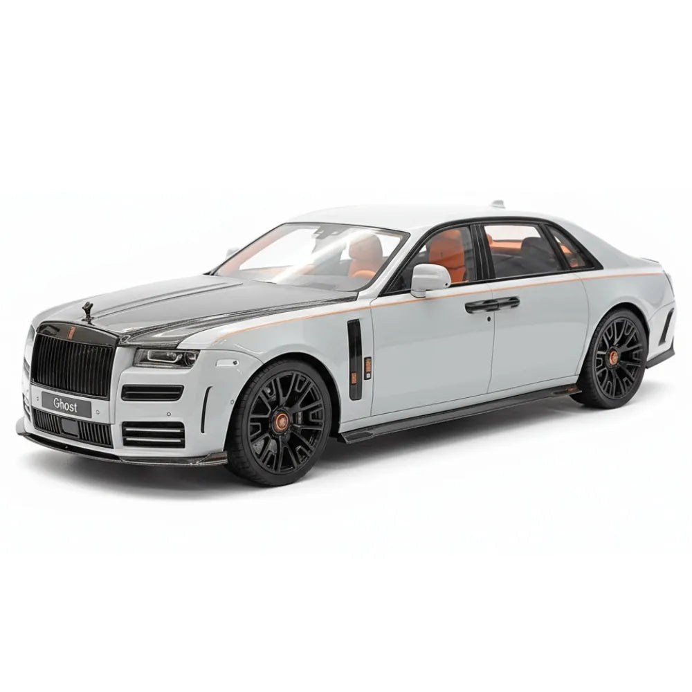 [VMB] 1:18 Rolls-Royce 2021 Ghost Gray & Black Model Car Resin