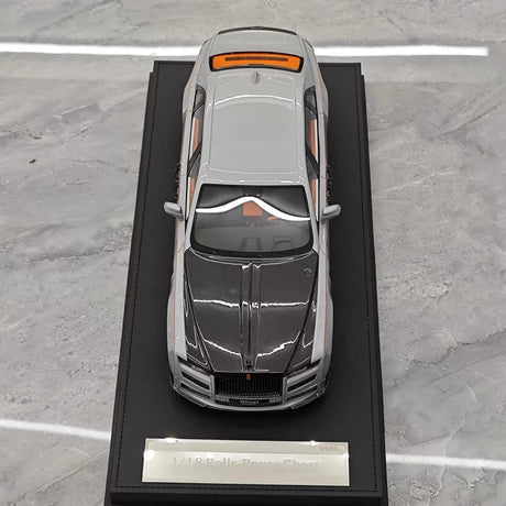 [VMB] 1:18 Rolls-Royce 2021 Ghost Gray & Black Model Car Resin