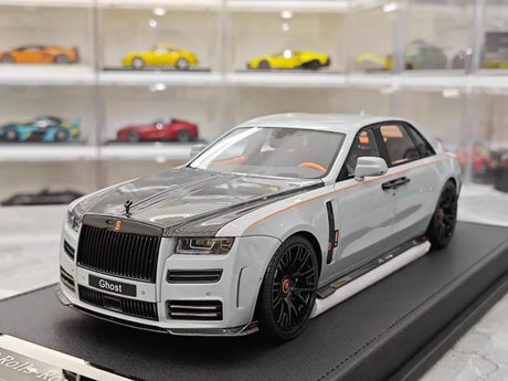 [VMB] 1:18 Rolls-Royce 2021 Ghost Gray & Black Model Car Resin