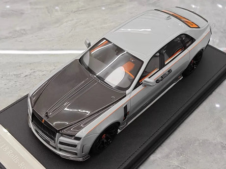 [VMB] 1:18 Rolls-Royce 2021 Ghost Gray & Black Model Car Resin