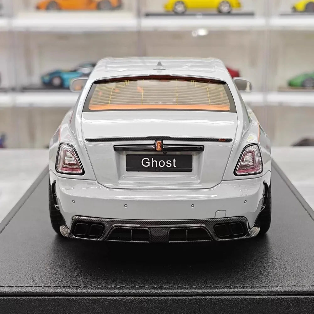 [VMB] 1:18 Rolls-Royce 2021 Ghost Gray & Black Model Car Resin