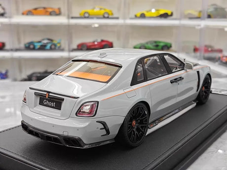 [VMB] 1:18 Rolls-Royce 2021 Ghost Gray & Black Model Car Resin