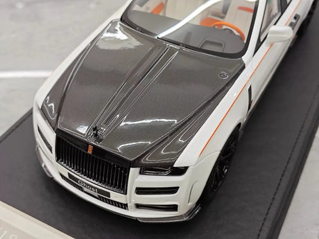 [VMB] 1:18 Rolls-Royce 2021 Ghost White & Black Model Car Resin