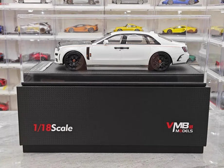 [VMB] 1:18 Rolls-Royce 2021 Ghost White & Black Model Car Resin