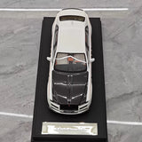 [VMB] 1:18 Rolls-Royce 2021 Ghost ホワイト & ブラック モデルカー レジン