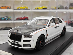 [VMB] 1:18 Rolls-Royce 2021 Ghost White & Black Model Car Resin