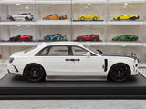 [VMB] 1:18 Rolls-Royce 2021 Ghost ホワイト & ブラック モデルカー レジン