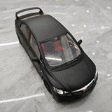 [WELL] 1:18 Honda 2007 Civic Type R FD2 Matte Black Model Car Die-Cast