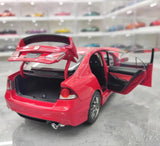 [WELL] 1:18 Honda 2007 Civic Type R FD2 Red Model Car Die-Cast