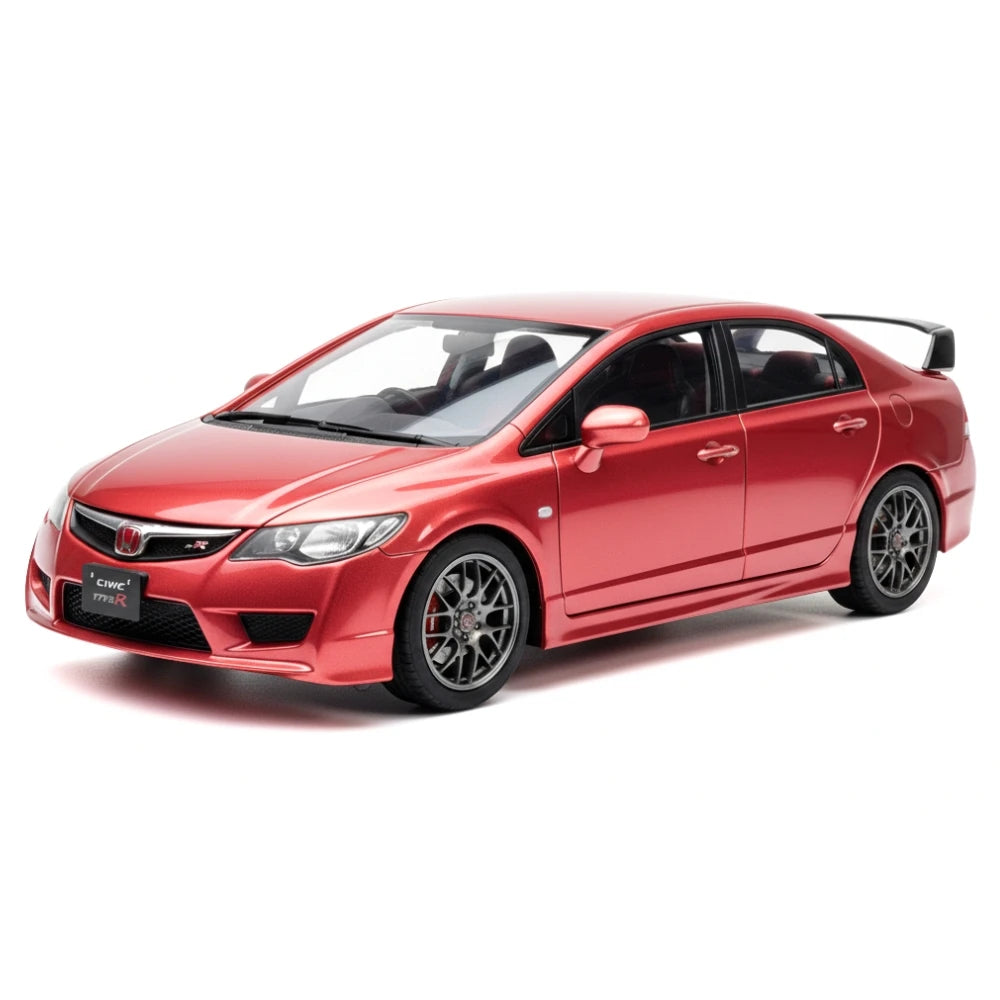 [WELL] 1:18 Honda 2007 Civic Type R FD2 Red Model Car Die-Cast