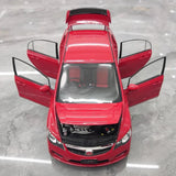 [WELL] 1:18 Honda 2007 Civic Type R FD2 Red Model Car Die-Cast