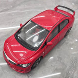 [WELL] 1:18 Honda 2007 Civic Type R FD2 Red Model Car Die-Cast