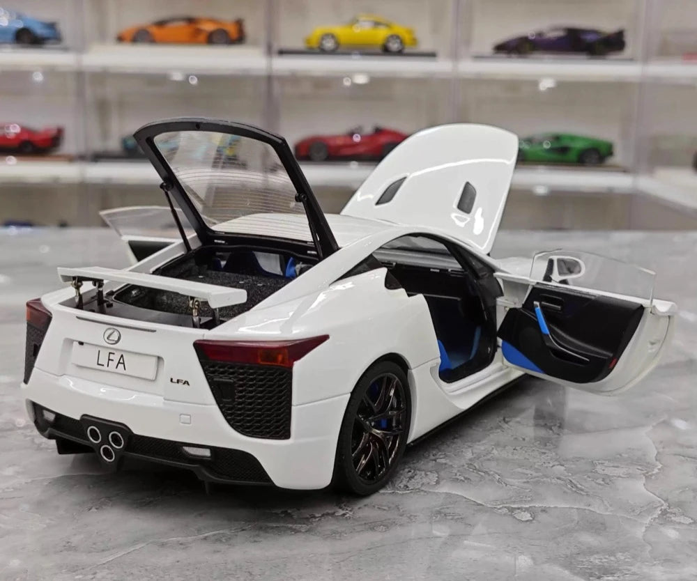 [WELL] 1:18 Lexus 2010 LFA White Model Car Die-Cast