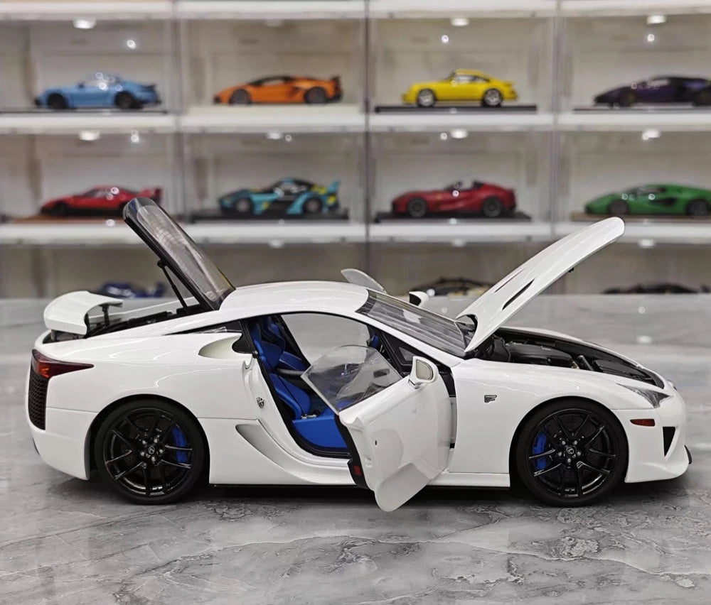 [WELL] 1:18 Lexus 2010 LFA White Model Car Die-Cast