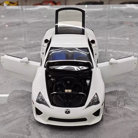 [WELL] 1:18 Lexus 2010 LFA ホワイト モデルカー Die-Cast