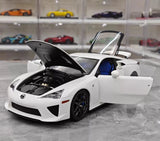 [WELL] 1:18 Lexus 2010 LFA White Model Car Die-Cast