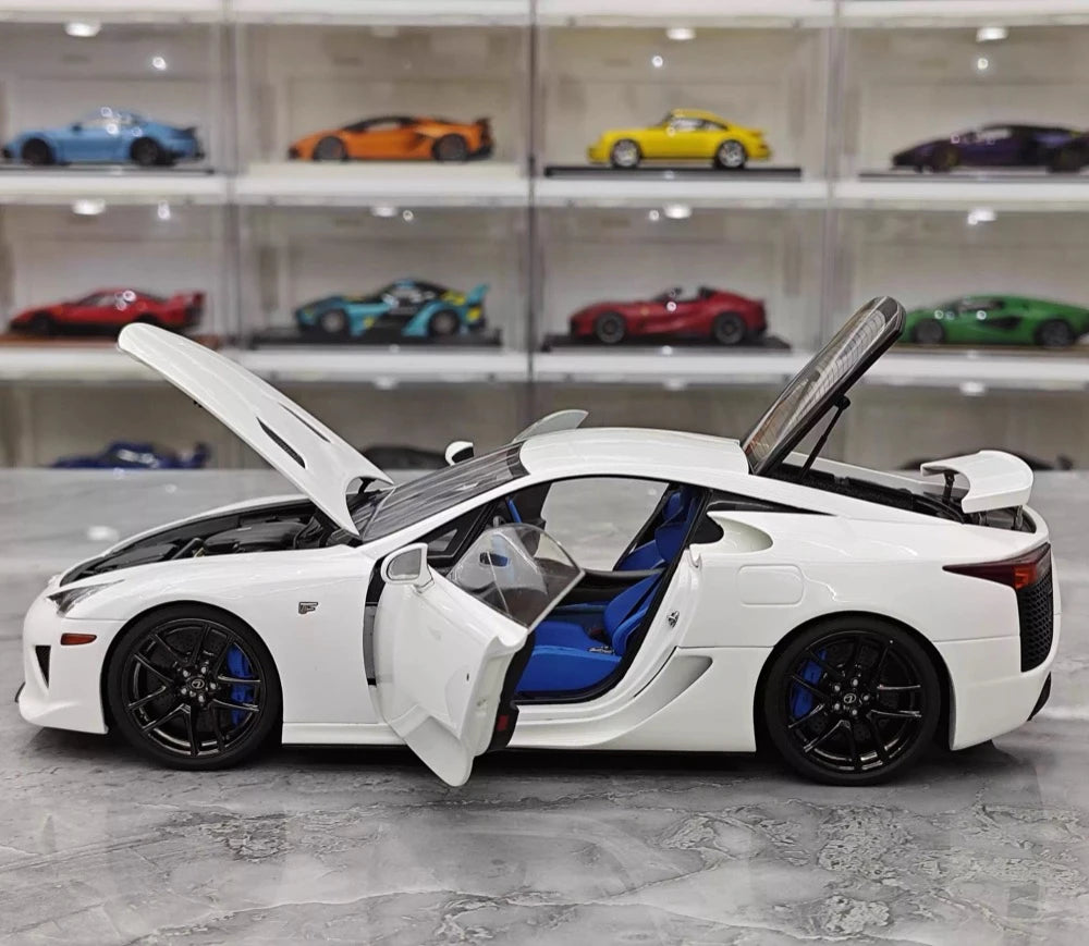 [WELL] 1:18 Lexus 2010 LFA White Model Car Die-Cast