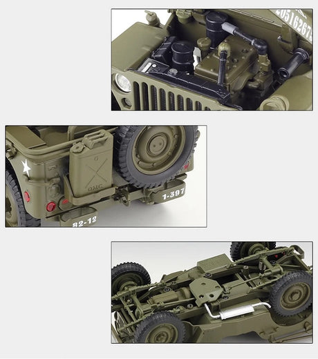 [Welly] 1:18 Jeep 1941 Willys MB Model Car Die-Cast