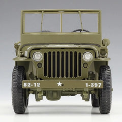 [Welly] 1:18 Jeep 1941 Willys MB modellino di auto Die-Cast